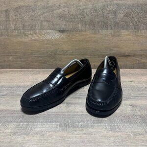 Cole Haan Black Leather Penny Loafers Men's Size 11